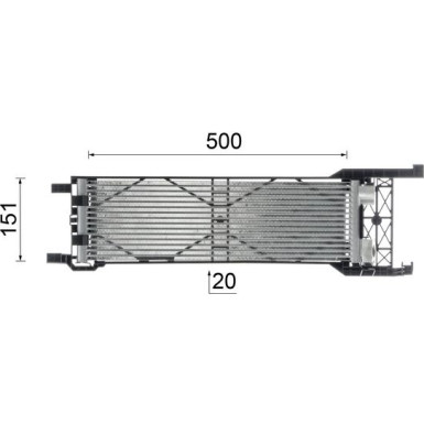 Ölkühler, Automatikgetriebe CLC 325 000P Ölkühler, Automatikgetriebe CLC 325 000P