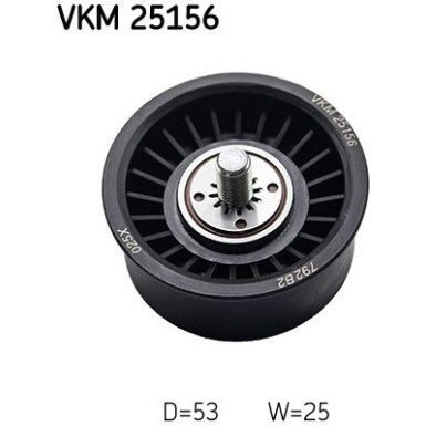 SKF Umlenk-/Führungsrolle, Zahnriemen VKM 25156