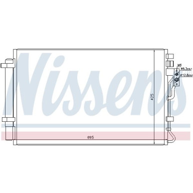 Nissens Kondensator, Klimaanlage 940216 Nissens Kondensator, Klimaanlage 940216