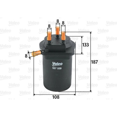 Valeo Kraftstofffilter 587559