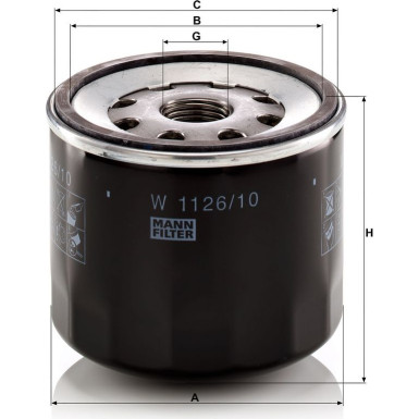 Ölfilter W 1126/10