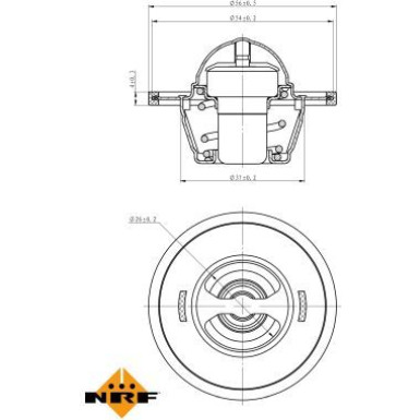 Thermostat, Kühlmittel 725016