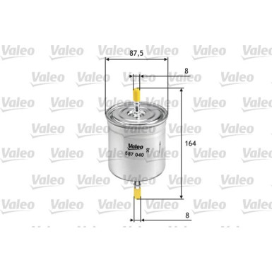 Valeo Kraftstofffilter 587040