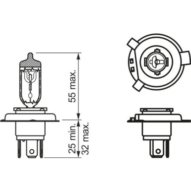 BOSCH Glühlampe Pure Light WS 1 987 302 104