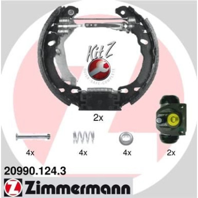 Bremsbackensatz 20990.124.3 Bremsbackensatz 20990.124.3