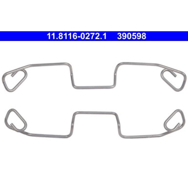 ATE Feder, Bremssattel 11.8116-0272.1 ATE Feder, Bremssattel 11.8116-0272.1