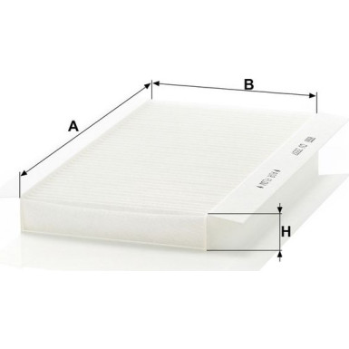 MANN-FILTER CU 3337 Innenraumfilter, Partikelfilter MANN-FILTER CU 3337 Innenraumfilter, Partikelfilter