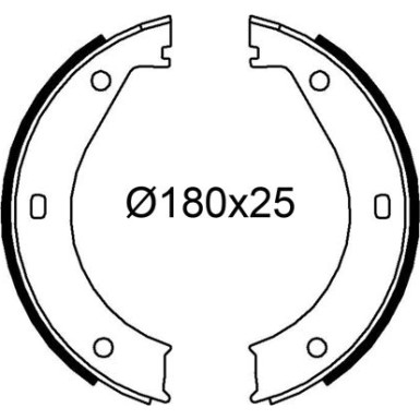 Valeo Bremsbackensatz 564257
