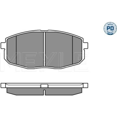 Meyle Bremsbelagsatz, Scheibenbremse MEYLE-PD: Advanced performance and design 025 239 6617/PD