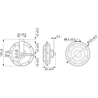 Horn 3AG 003 399-801