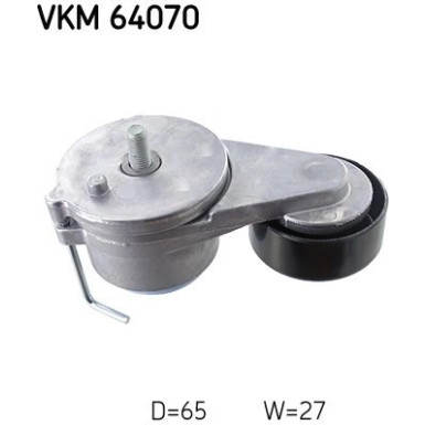 SKF Spannrolle, Keilrippenriemen VKM 64070