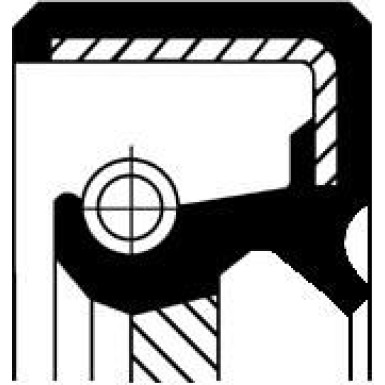 Wellendichtring, Kurbelwelle 19034989B Wellendichtring, Kurbelwelle 19034989B