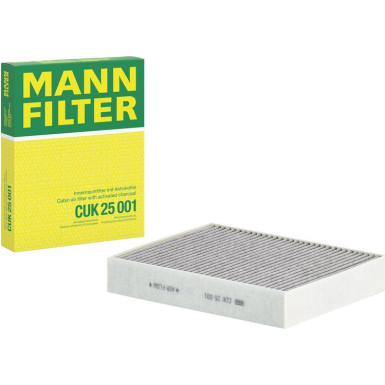 MANN-FILTER CUK 25 001 Innenraumfilter, Aktivkohlefilter MANN-FILTER CUK 25 001 Innenraumfilter, Aktivkohlefilter