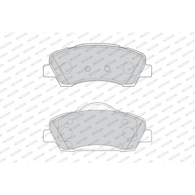 Ferodo Bremsbelagsatz, Scheibenbremse PREMIER ECO FRICTION FDB4823 Ferodo Bremsbelagsatz, Scheibenbremse PREMIER ECO FRICTION FDB4823