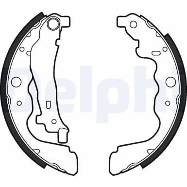Delphi Bremsbackensatz LS2022