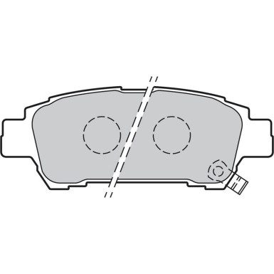 Valeo Bremsbelagsatz, Scheibenbremse ESSENTIAL 301542