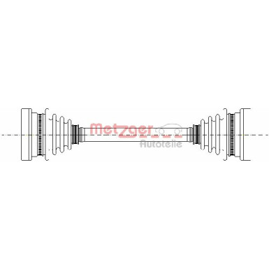 Metzger Antriebswelle 7210026