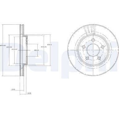Bremsscheibe BG3594 Bremsscheibe BG3594