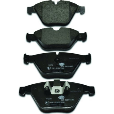 Bremsbelagsatz, Scheibenbremse 8DB 355 013-931 Bremsbelagsatz, Scheibenbremse 8DB 355 013-931
