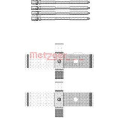 Metzger Zubehörsatz, Scheibenbremsbelag 109-1694