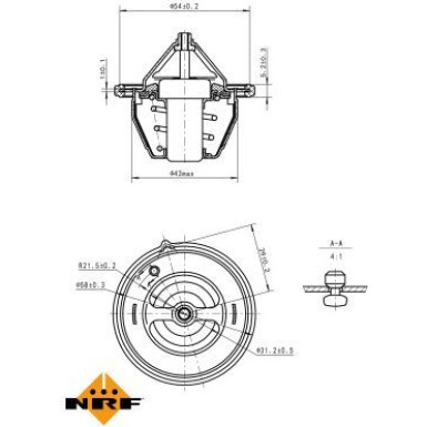 Thermostat, Kühlmittel 725196 Thermostat, Kühlmittel 725196