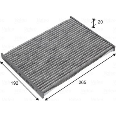 Valeo Filter, Innenraumluft VALEO PROTECT 715732