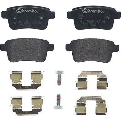 Brembo Bremsbelagsatz, Scheibenbremse PRIME LINE P 68 043 Brembo Bremsbelagsatz, Scheibenbremse PRIME LINE P 68 043