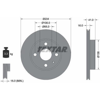 Bremsscheibe 92129103 Bremsscheibe 92129103