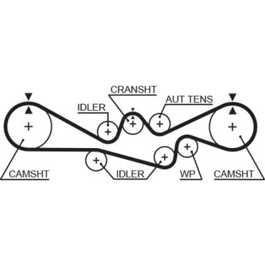 Gates Zahnriemen PowerGrip™ 5537XS