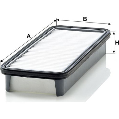 MANN-FILTER C 3126 Luftfilter