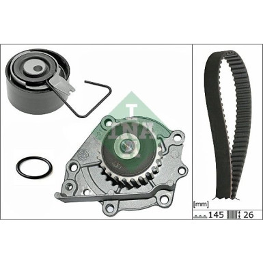 INA Wasserpumpe + Zahnriemensatz 530 0376 30