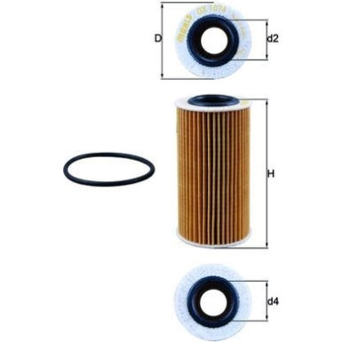 Knecht Ölfilter OX 1076D
