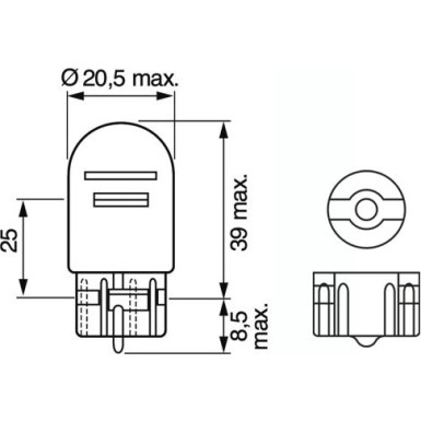 Glühlampe, Park-/Positionsleuchte 1 987 301 079 Glühlampe, Park-/Positionsleuchte 1 987 301 079