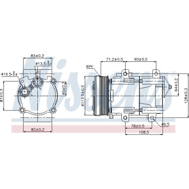 Kompressor, Klimaanlage 89046 Kompressor, Klimaanlage 89046