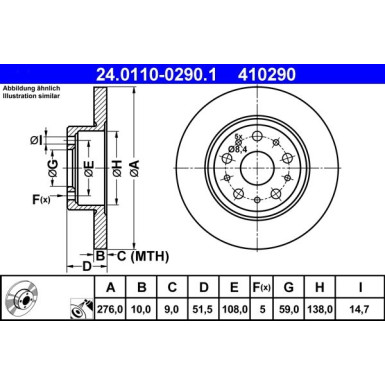 Bremsscheibe 24.0110-0290.1