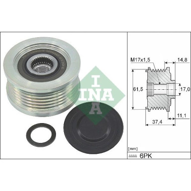 INA Generatorfreilauf 535 0348 10