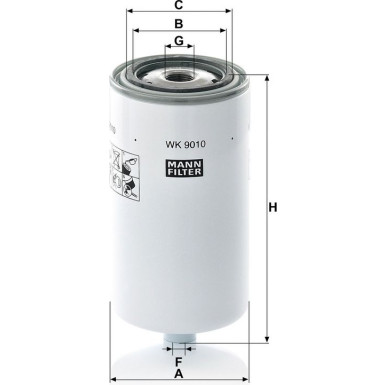 Kraftstofffilter WK 9010 Kraftstofffilter WK 9010