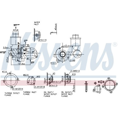 Nissens Turbolader 93222