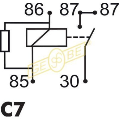 GEBE Relais, Kraftstoffpumpe 9 9366 1