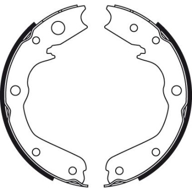 TRW Bremsbackensatz, Feststellbremse GS8497