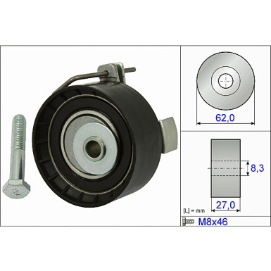 INA Spannrolle, Zahnriemen 531 0813 10 INA Spannrolle, Zahnriemen 531 0813 10