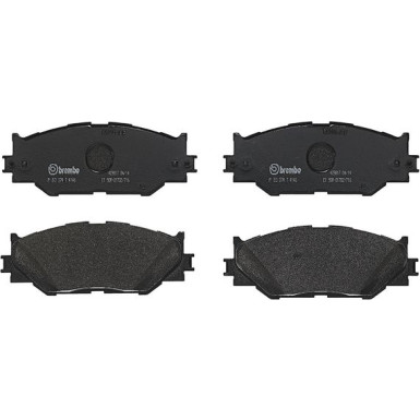 Brembo Bremsbelagsatz, Scheibenbremse PRIME LINE P 83 074 Brembo Bremsbelagsatz, Scheibenbremse PRIME LINE P 83 074