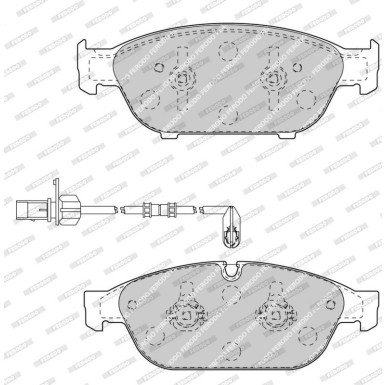 Ferodo Bremsbelagsatz, Scheibenbremse FUSE+ Technology FDB4397
