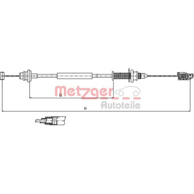 Metzger Gaszug 10.0390
