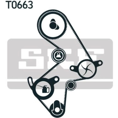 SKF Wasserpumpe + Zahnriemensatz VKMC 91003