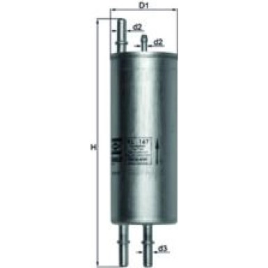 Kraftstofffilter KL 167 Kraftstofffilter KL 167