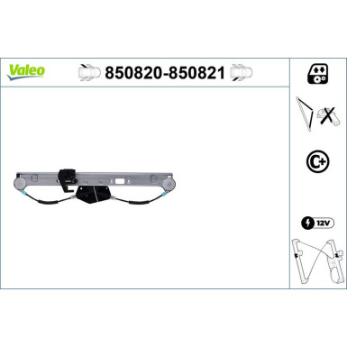 Valeo Fensterheber 850820