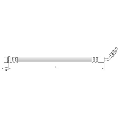 Metzger Bremsschlauch 4110210