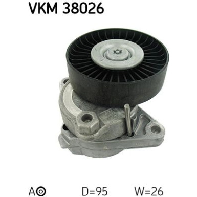 SKF Spannrolle, Keilrippenriemen VKM 38026