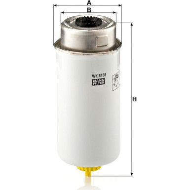 Kraftstofffilter WK 8158 Kraftstofffilter WK 8158